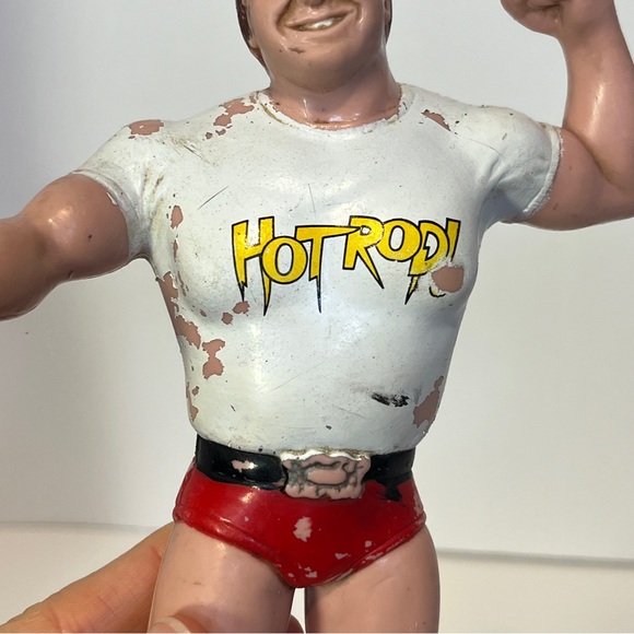 1984 Rowdy Roddy Piper Hot Rod Titan Rubber Action Figure Wrestler Wrestling WWF - Picture 4 of 16